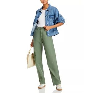 MOTHER High Rise Jeans in Olive